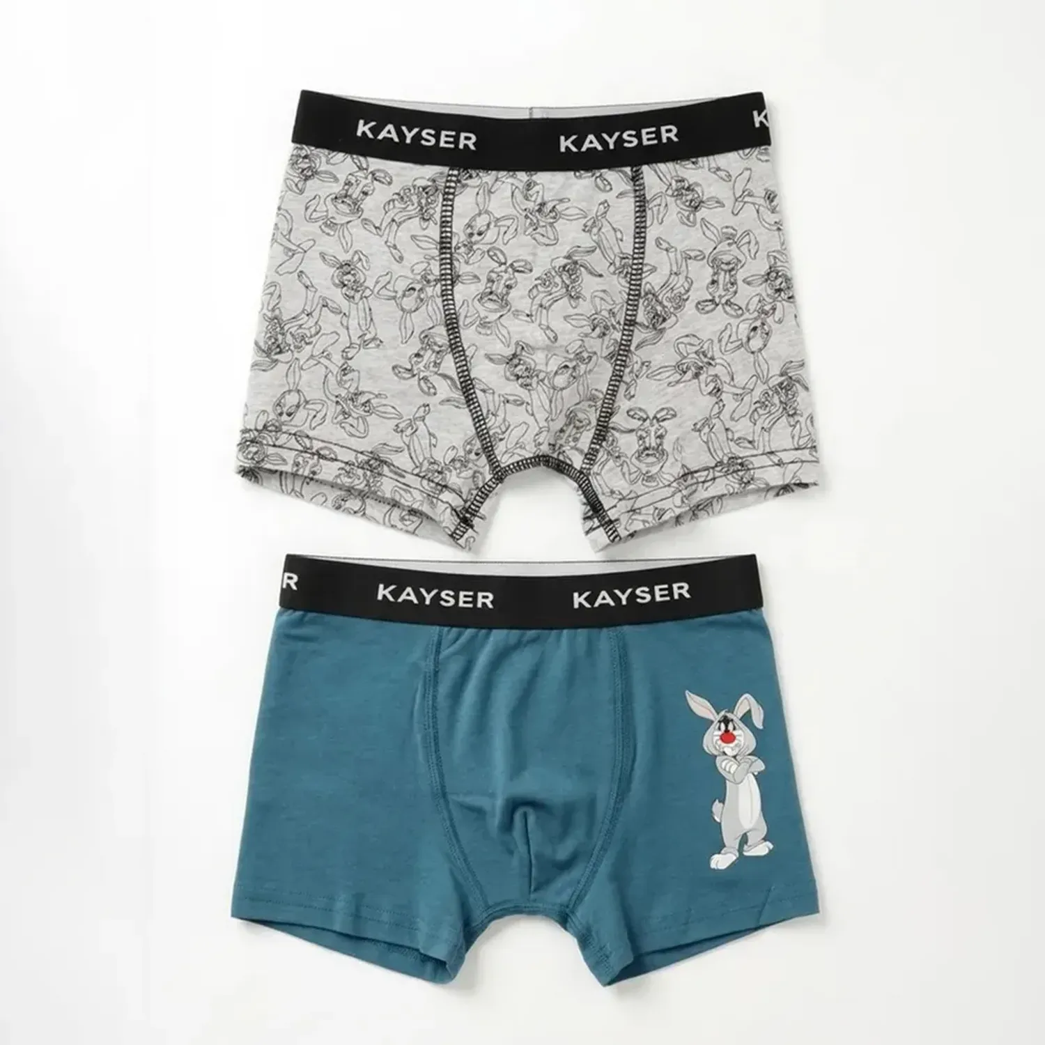 Duo Kayser Pack Boxer Niño Largo Algodon color verde | Platanitos