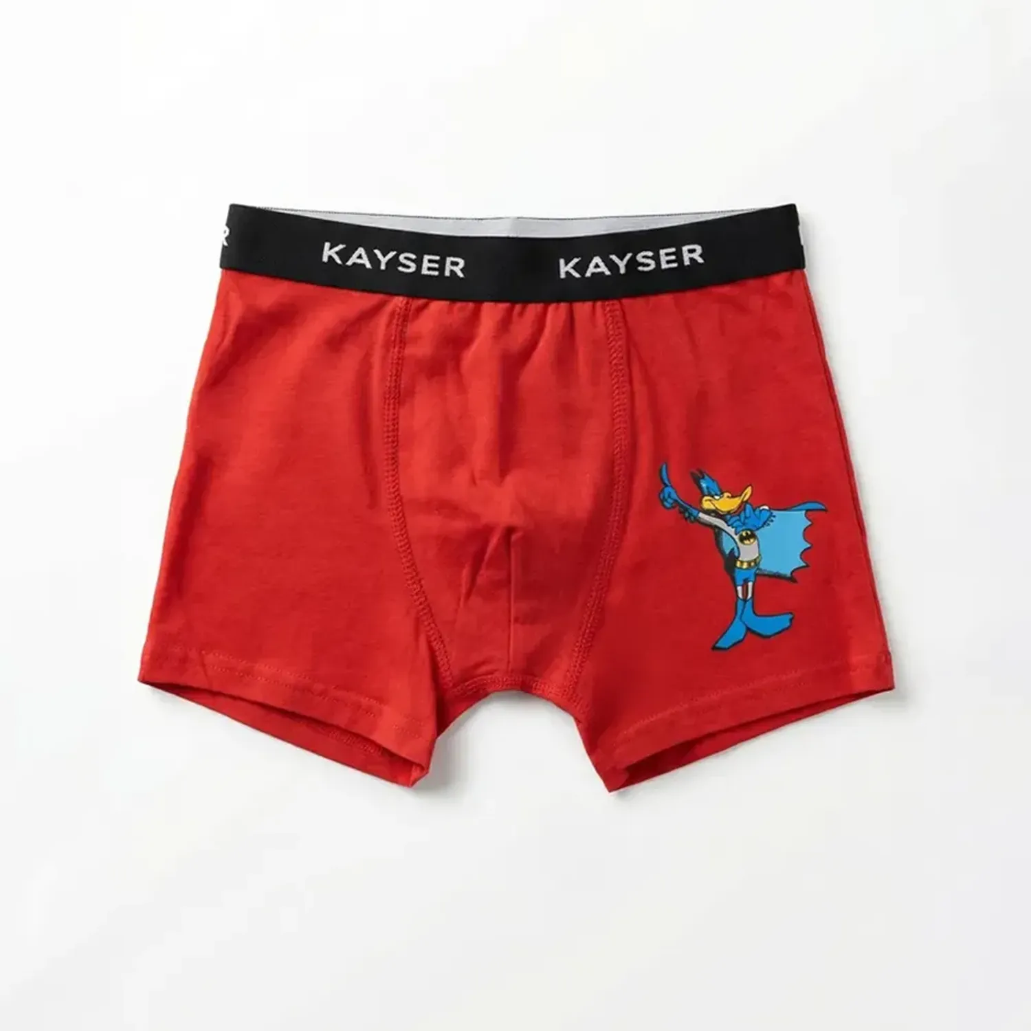 Duo Kayser Pack Boxer Niño Largo Algodon color rojo | Platanitos