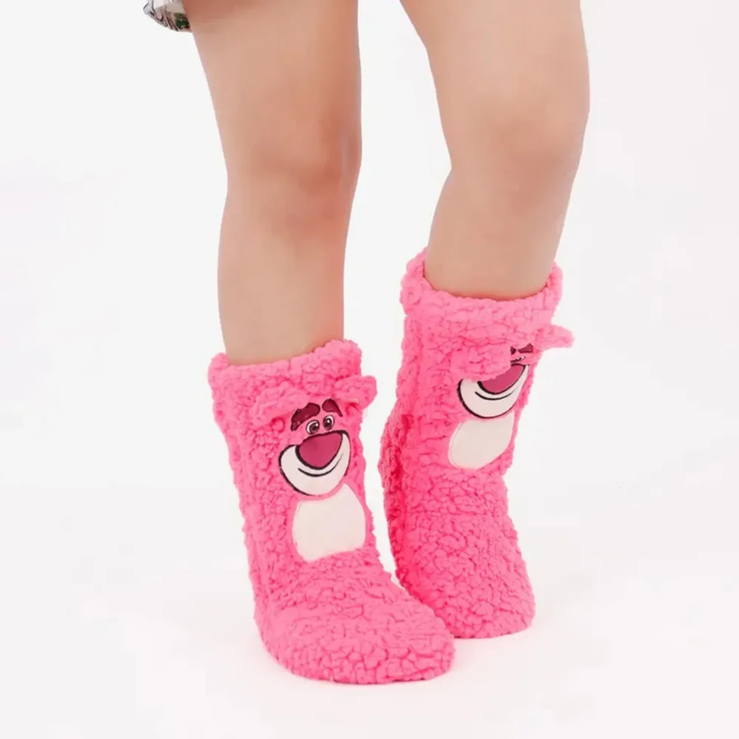 Media Kayser Antideslizante Unisex Disney Poliester color fucsia | Platanitos