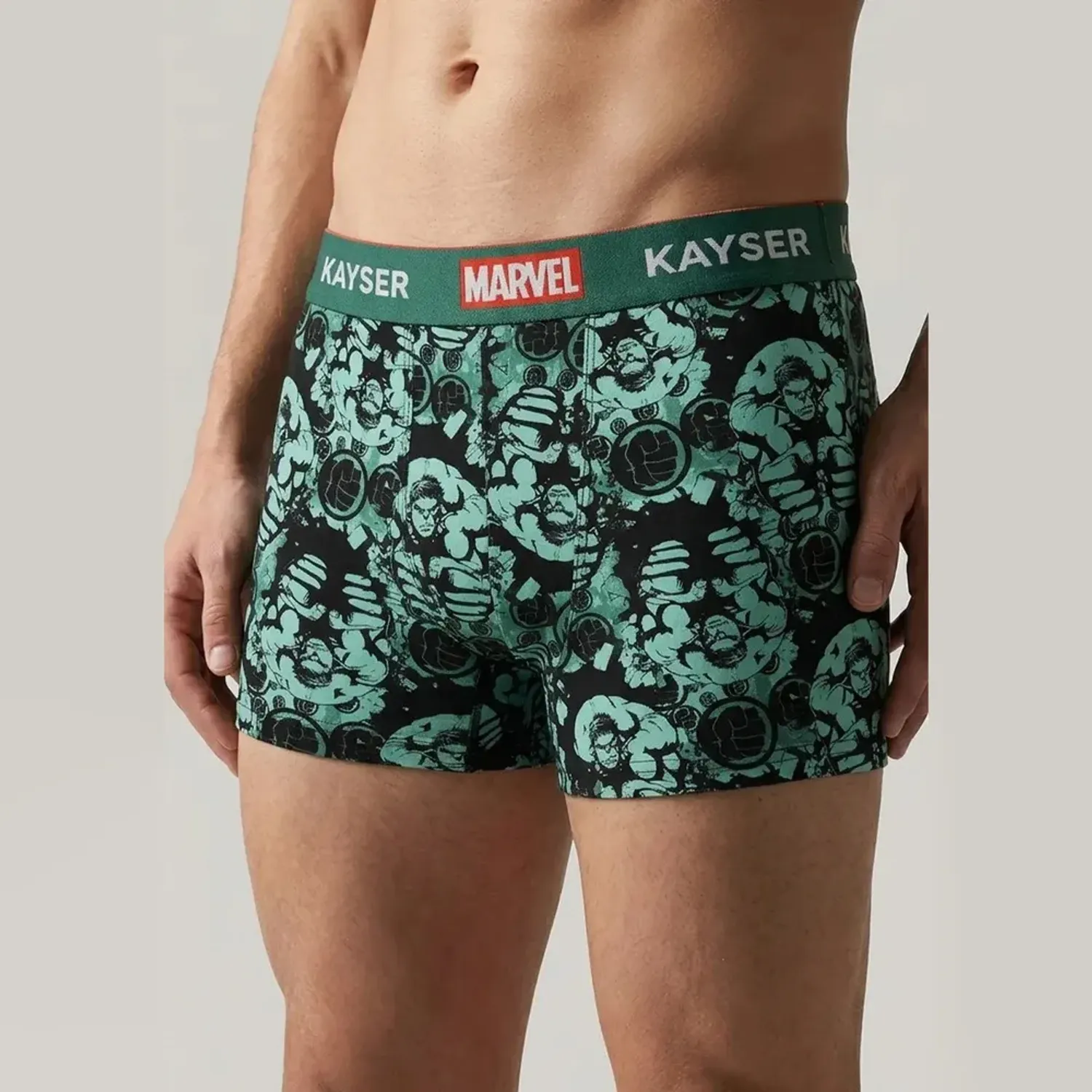 Pack Kayser De 2 Boxer Hombre Largo Algodon color verde | Platanitos