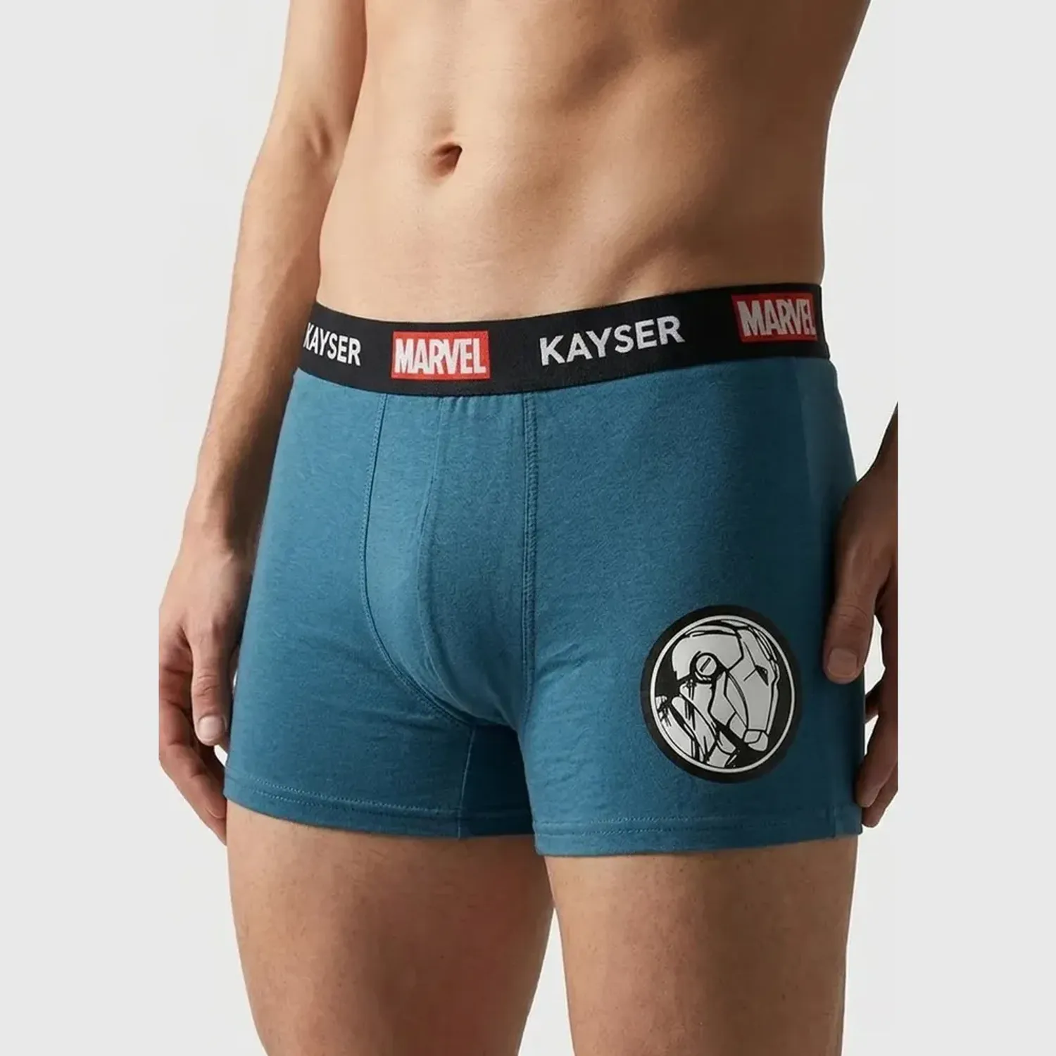 Pack Kayser De 2 Boxer Hombre Largo Algodon color azul | Platanitos