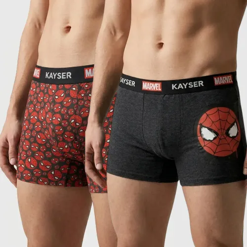 Pack Kayser De 2 Boxer Hombre Largo Algodon color rojo | Platanitos