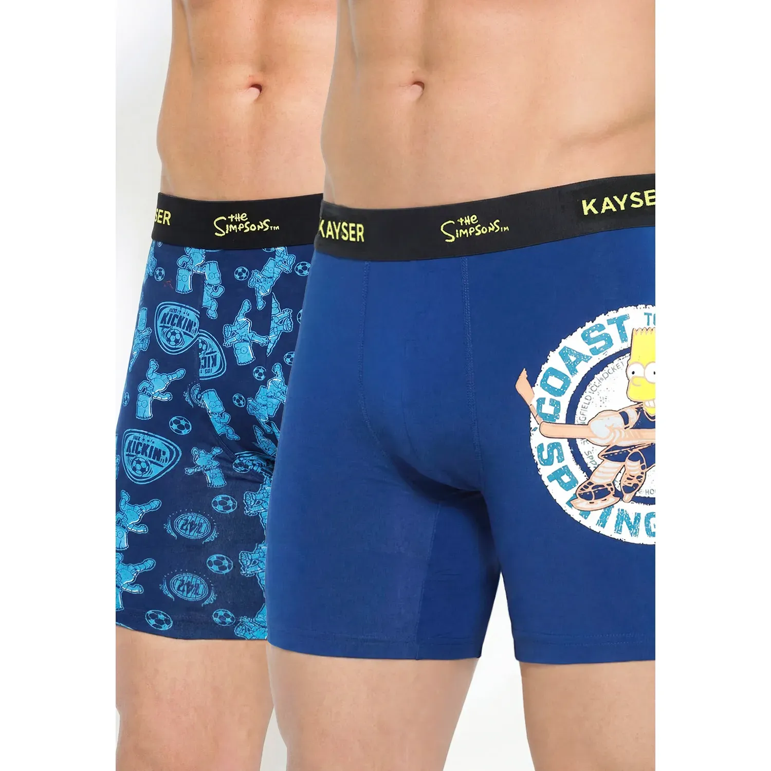 Pack Kayser De 2 Boxer Hombre Largo Algodon color azul | Platanitos