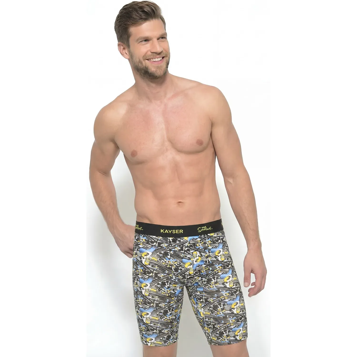 Pack Kayser De 2 Boxer Hombre Largo Algodon color amarillo | Platanitos
