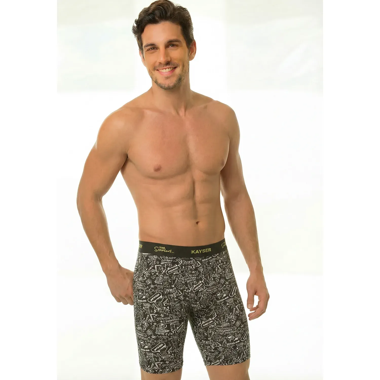 Pack Kayser De 2 Boxer Hombre Largo Algodon color negro | Platanitos