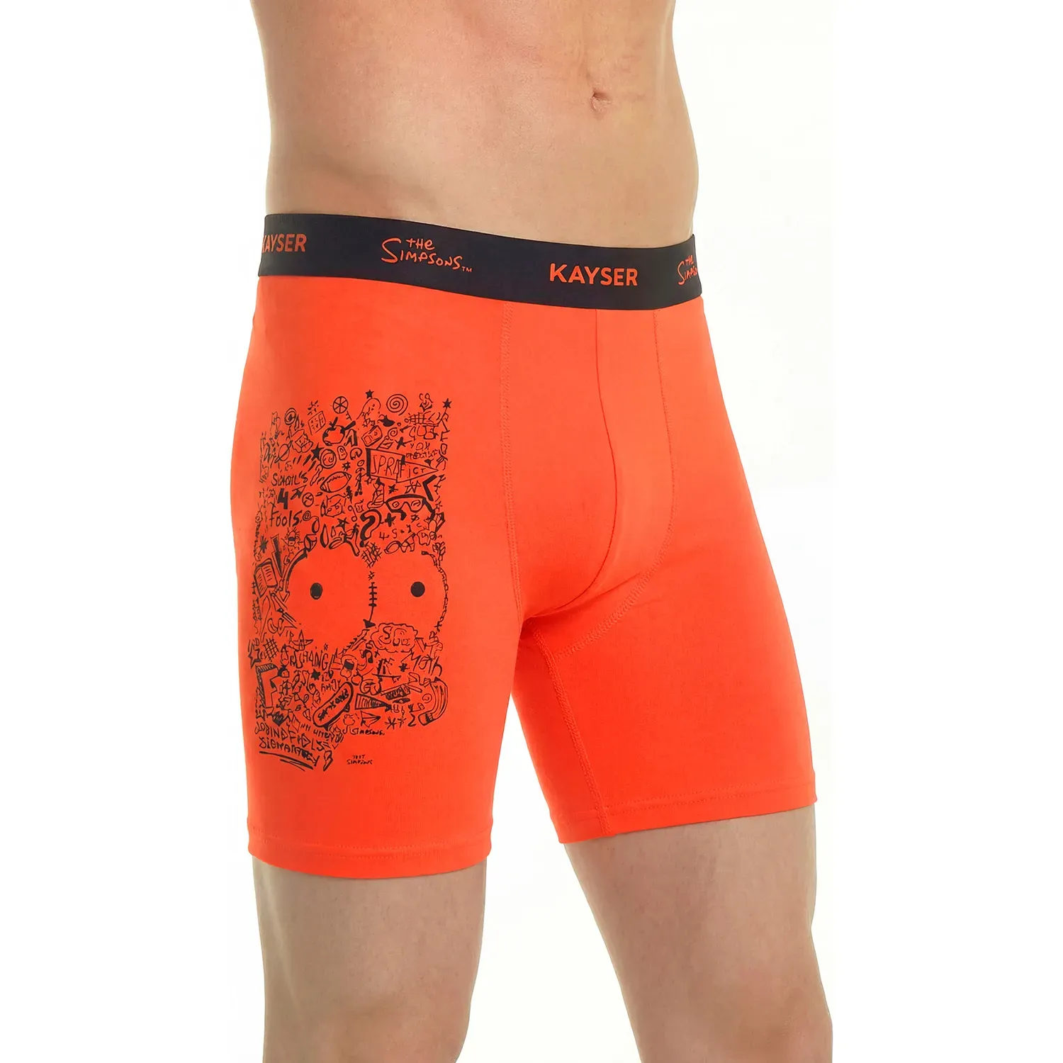 Pack Kayser De 2 Boxer Hombre Largo Algodon color negro | Platanitos