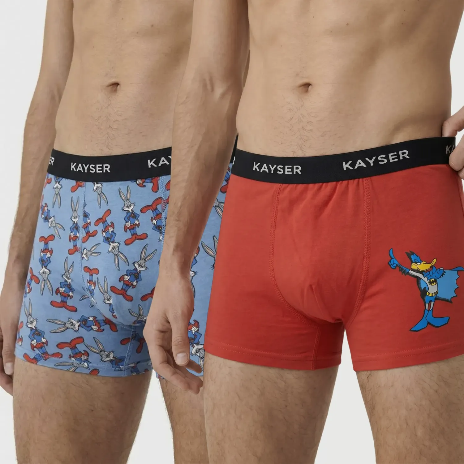 Pack Kayser De 2 Boxer Hombre Largo Algodon color rojo | Platanitos