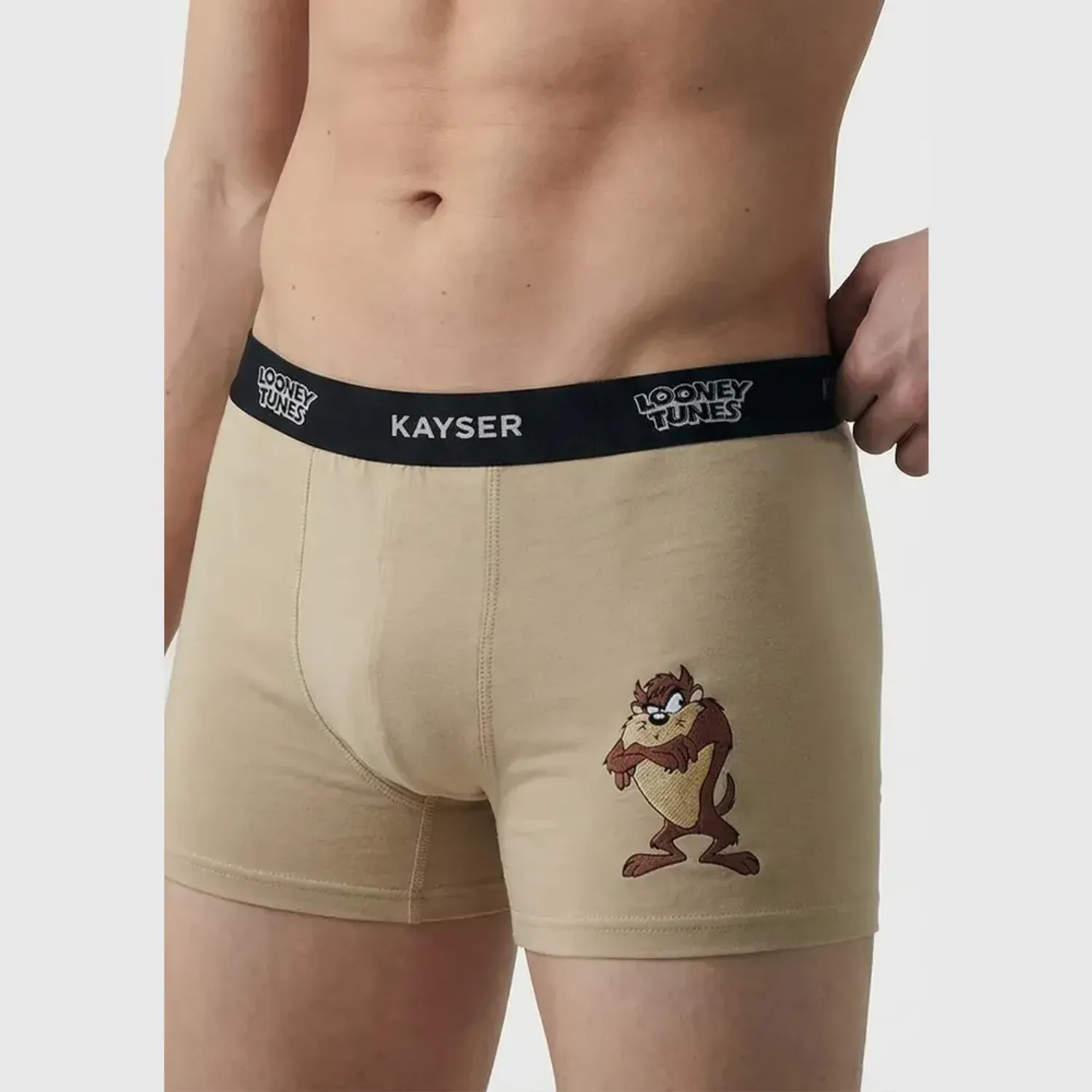 Pack Kayser De 2 Boxer Hombre Largo Algodon color café | Platanitos
