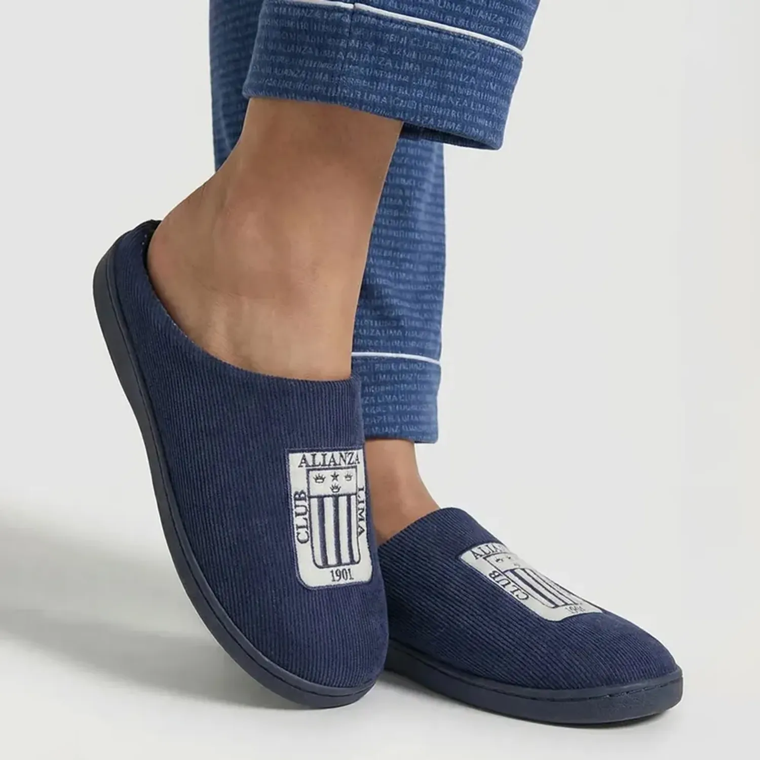 Pantuflas Kayser Juvenil Hombre color azul | Platanitos