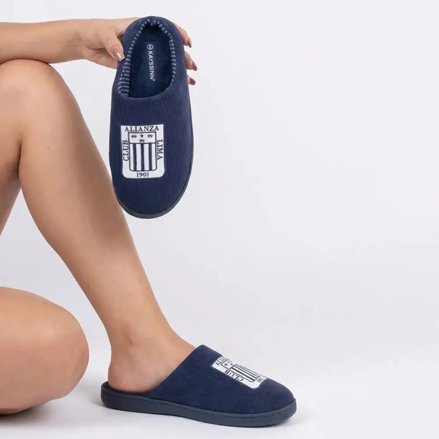 Pantuflas Kayser Niño color azul | Platanitos