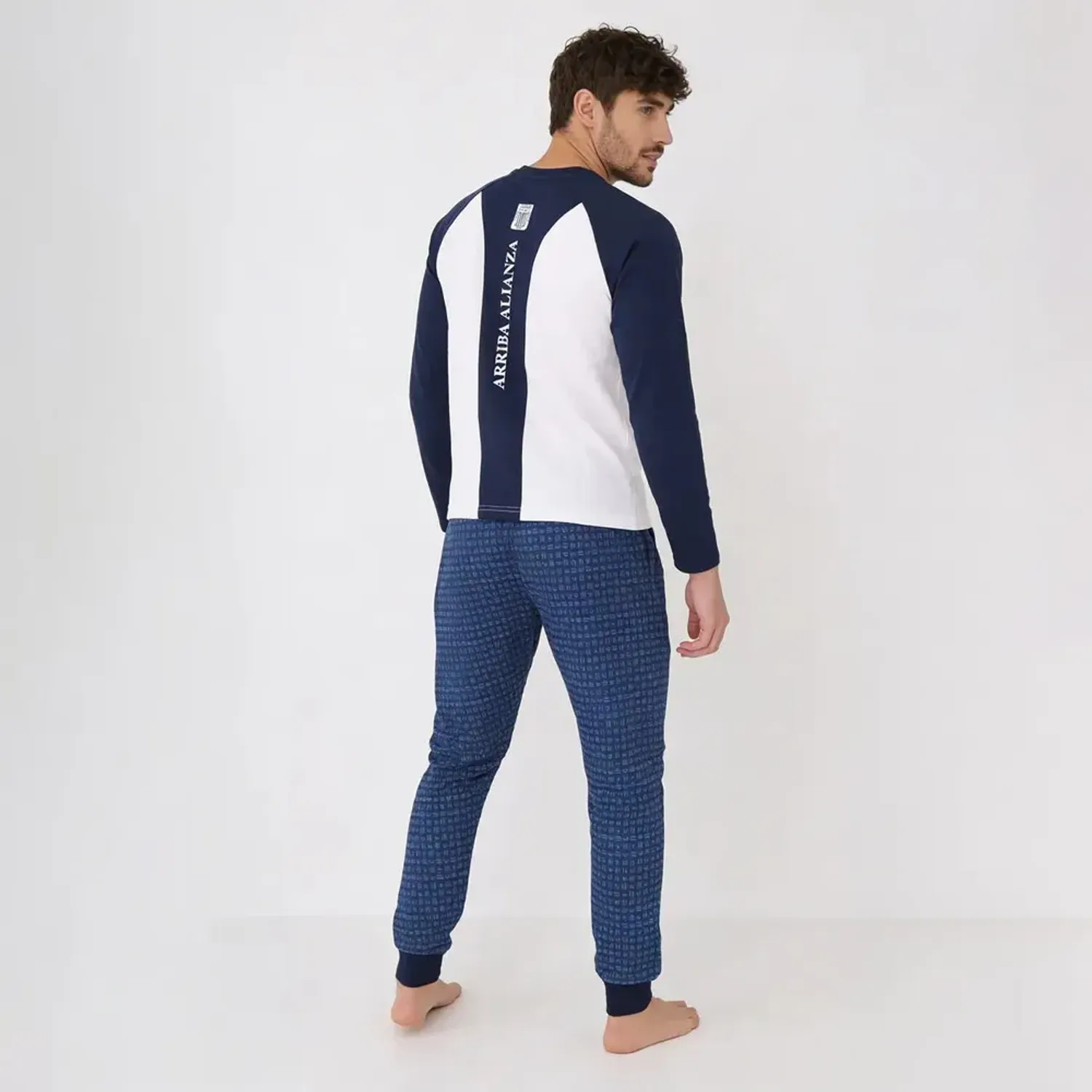 Pijama Kayser Hombre Pantalon Algodon color azul | Platanitos