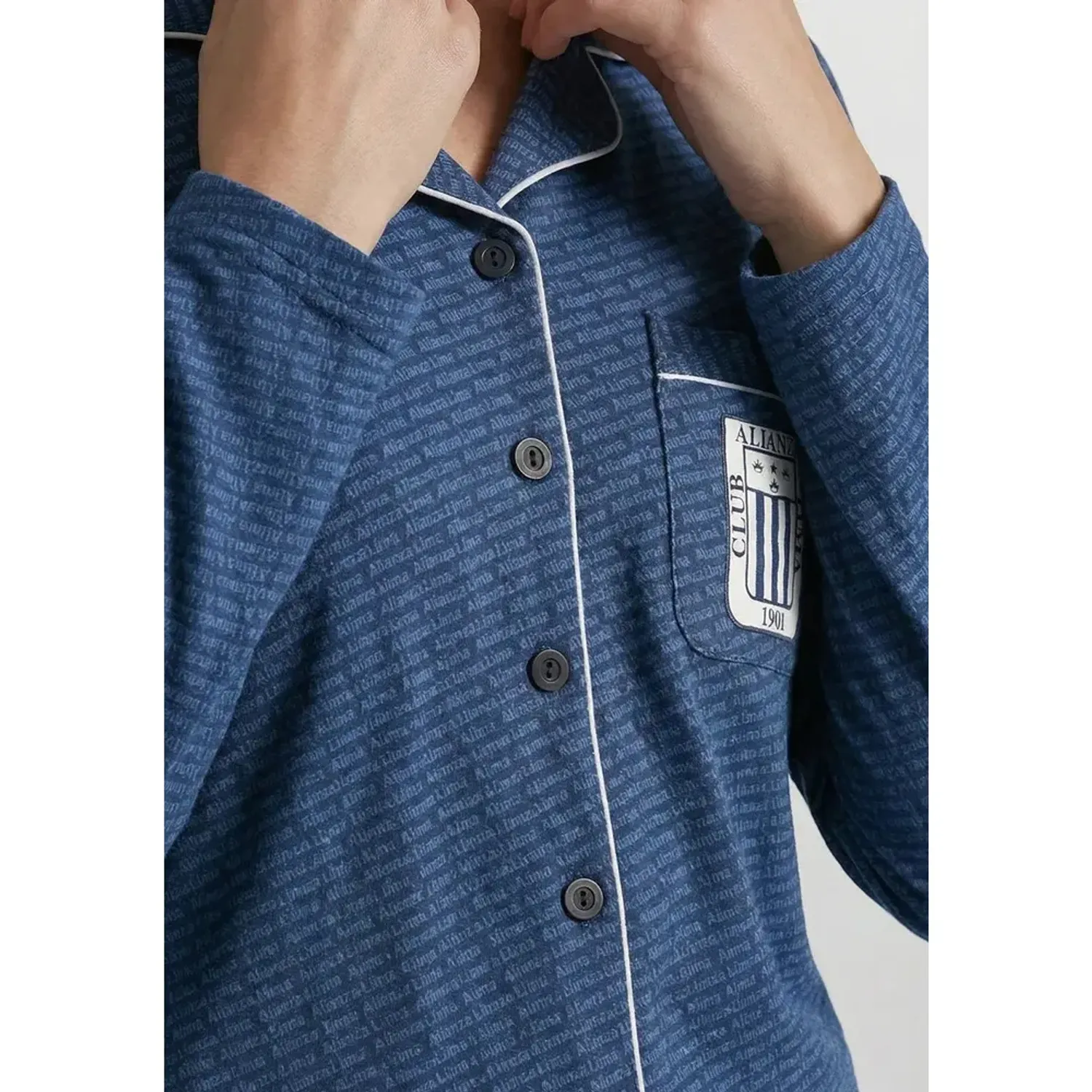 Pijama Kayser Hombre Pantalon Algodon color azul | Platanitos
