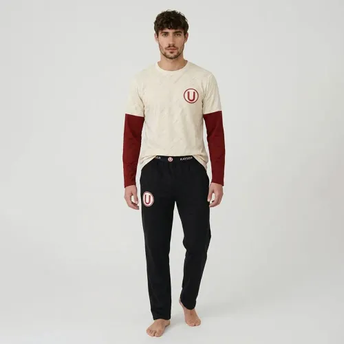 Pijama Kayser Hombre Pantalon Algodon color beige | Platanitos