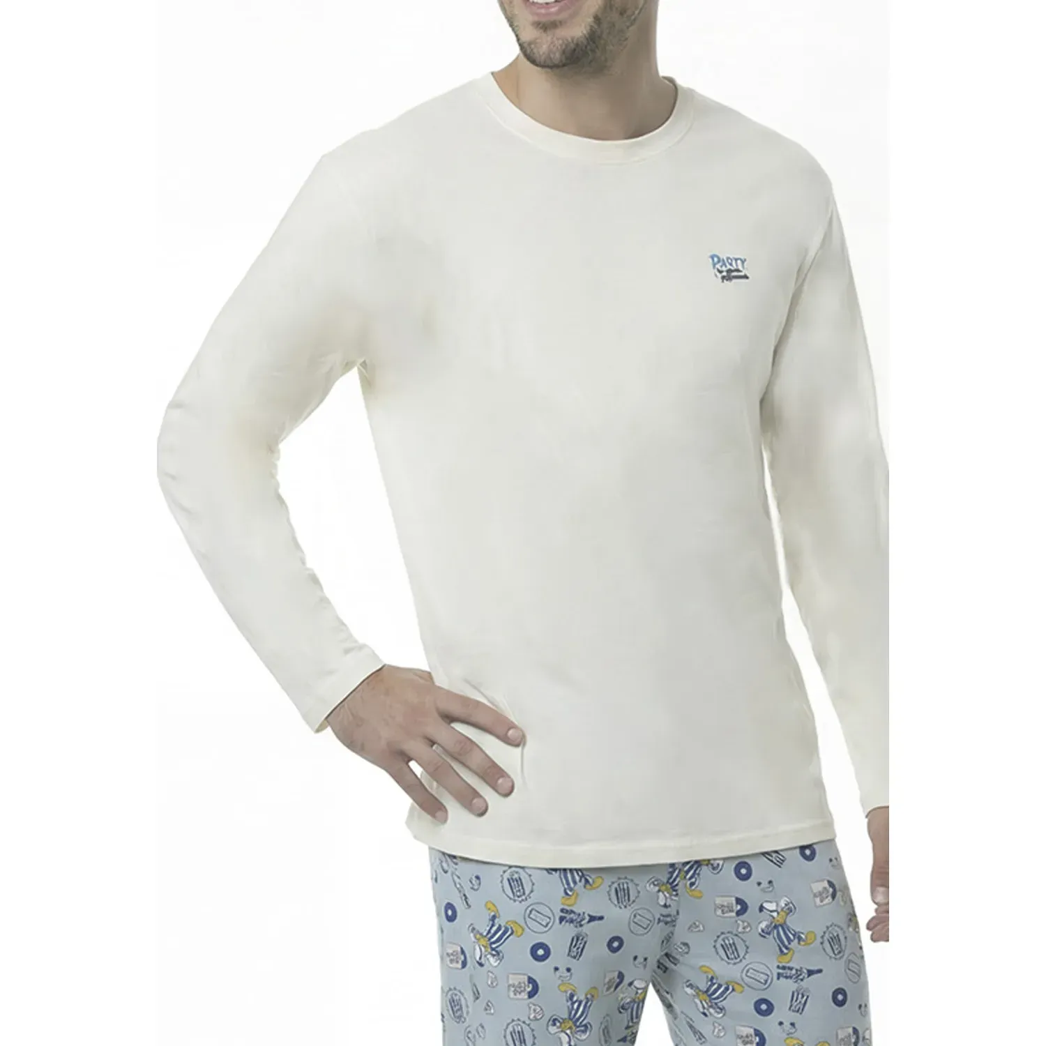 Pijama Kayser Hombre Pantalon Algodon color marfil | Platanitos