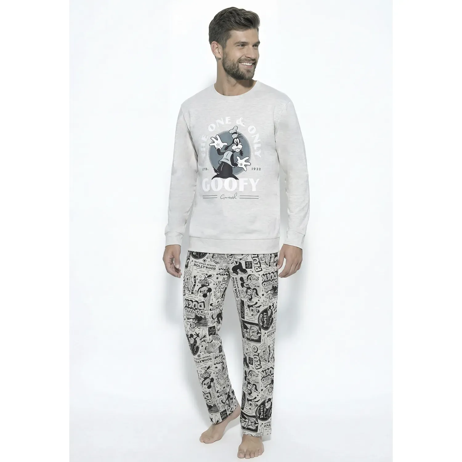 Pijama Kayser Hombre Pantalon Algodon color gris | Platanitos