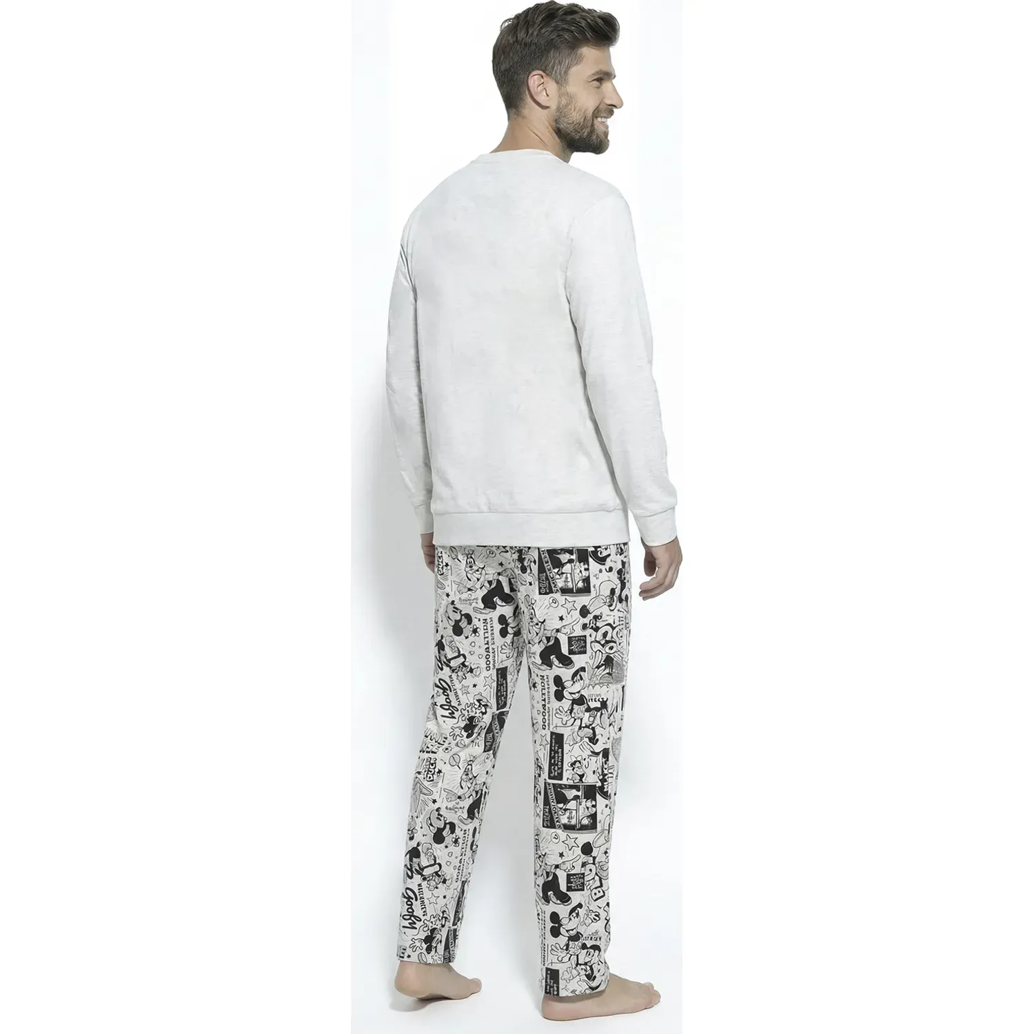 Pijama Kayser Hombre Pantalon Algodon color gris | Platanitos