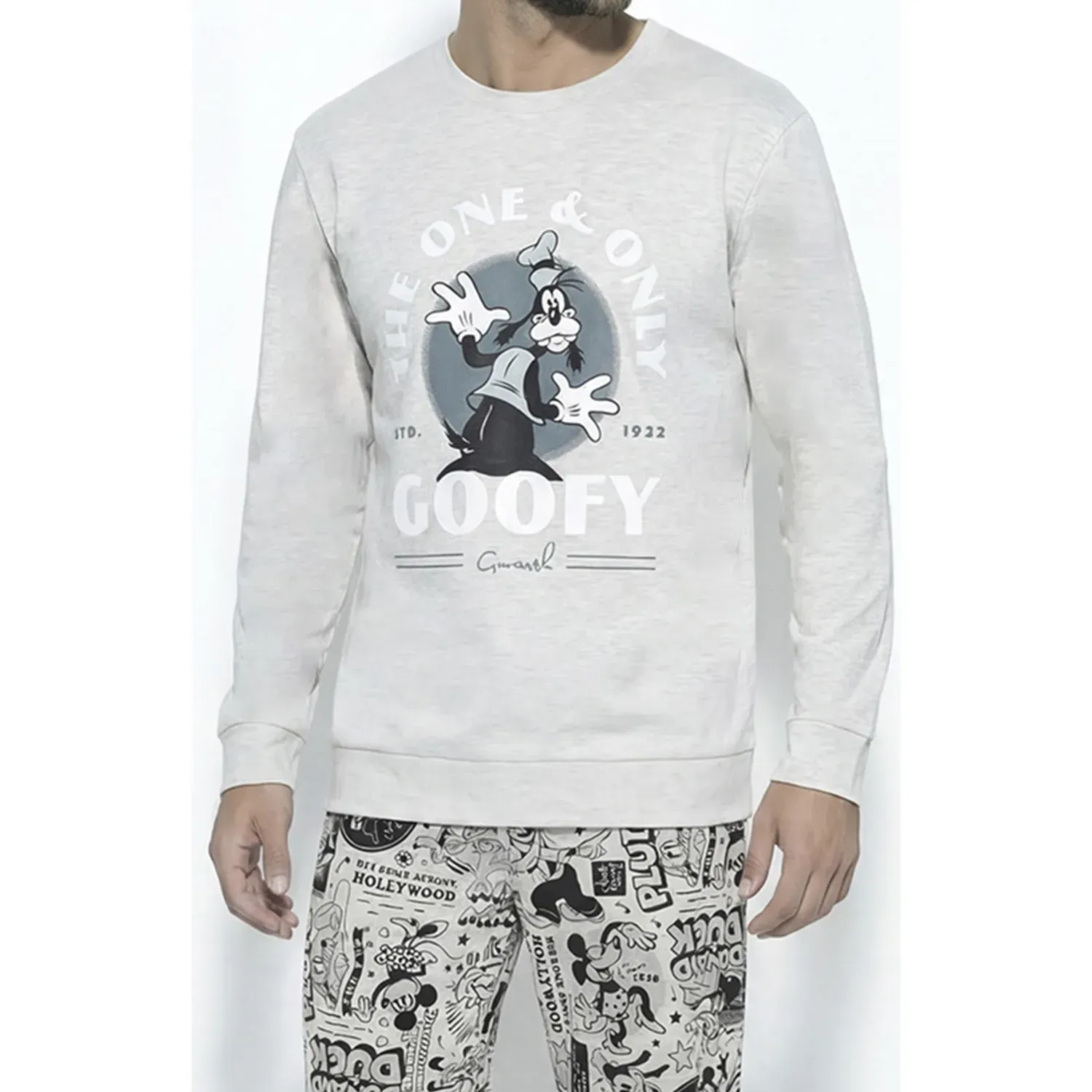 Pijama Kayser Hombre Pantalon Algodon color gris | Platanitos