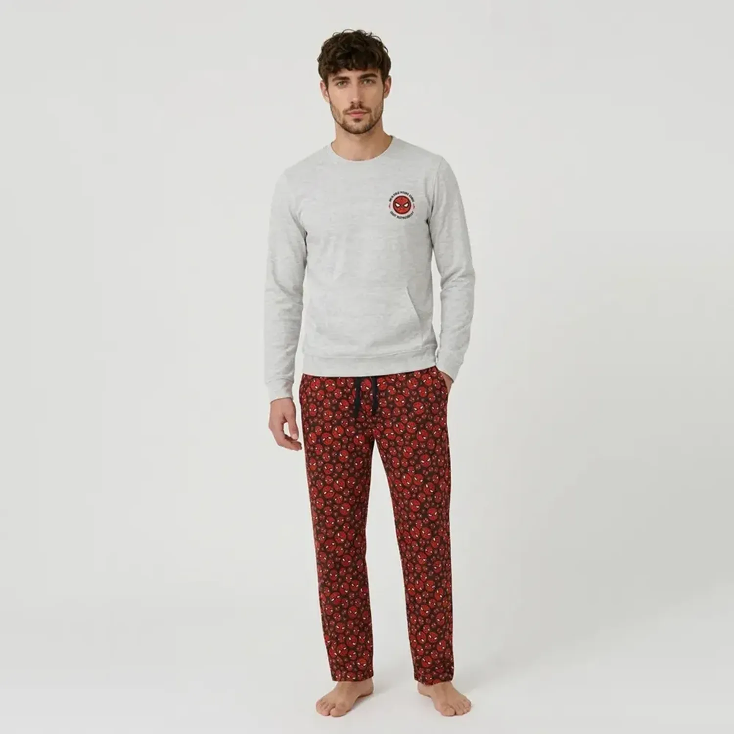 Pijama Kayser Hombre Pantalon Algodon color gris | Platanitos
