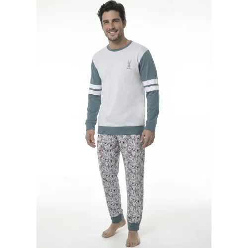 Pijama Kayser Hombre Pantalon Algodon color gris | Platanitos