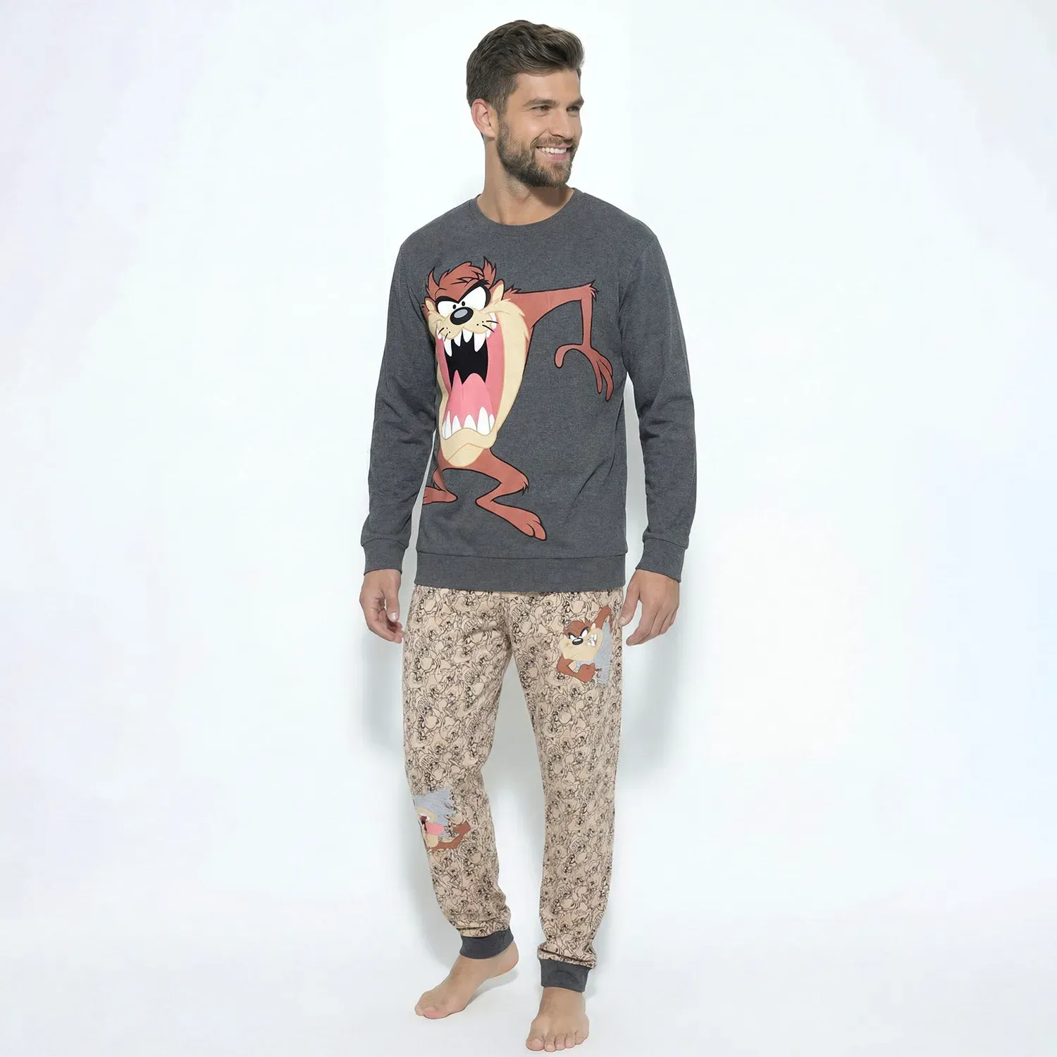 Pijama Kayser Hombre Pantalon Algodon color beige | Platanitos