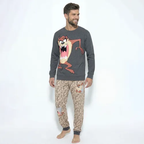 Pijama Kayser Hombre Pantalon Algodon color beige | Platanitos