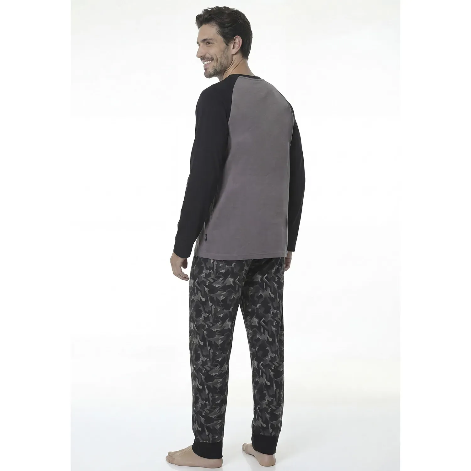 Pijama Kayser Hombre Pantalon Algodon color gris | Platanitos