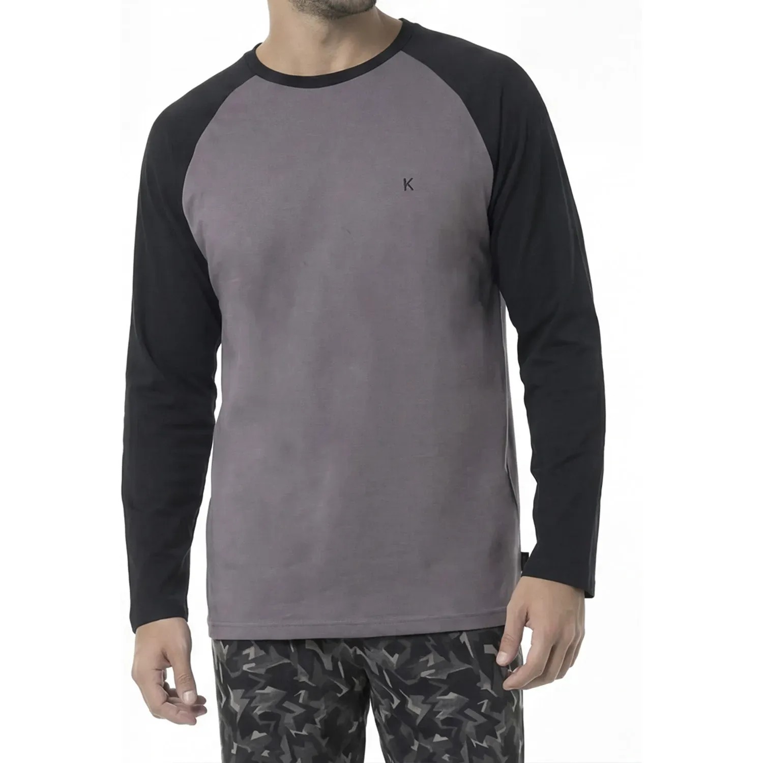 Pijama Kayser Hombre Pantalon Algodon color gris | Platanitos