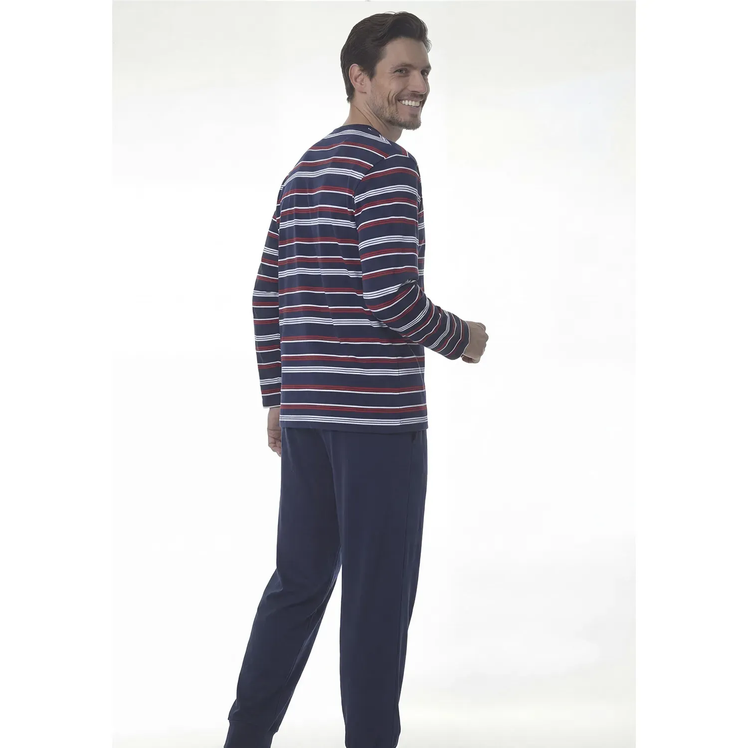 Pijama Kayser Hombre Pantalon Algodon color rojo | Platanitos