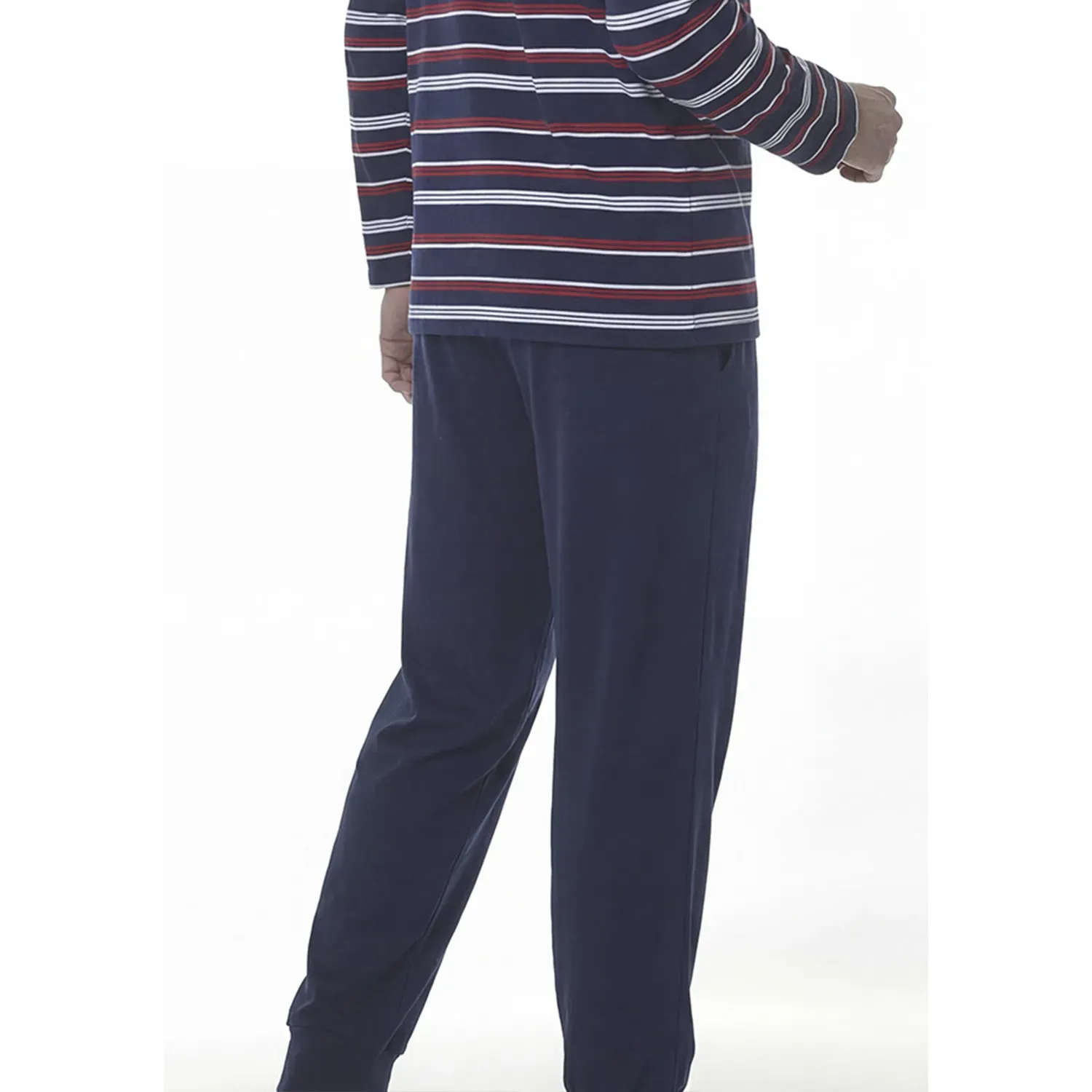 Pijama Kayser Hombre Pantalon Algodon color rojo | Platanitos