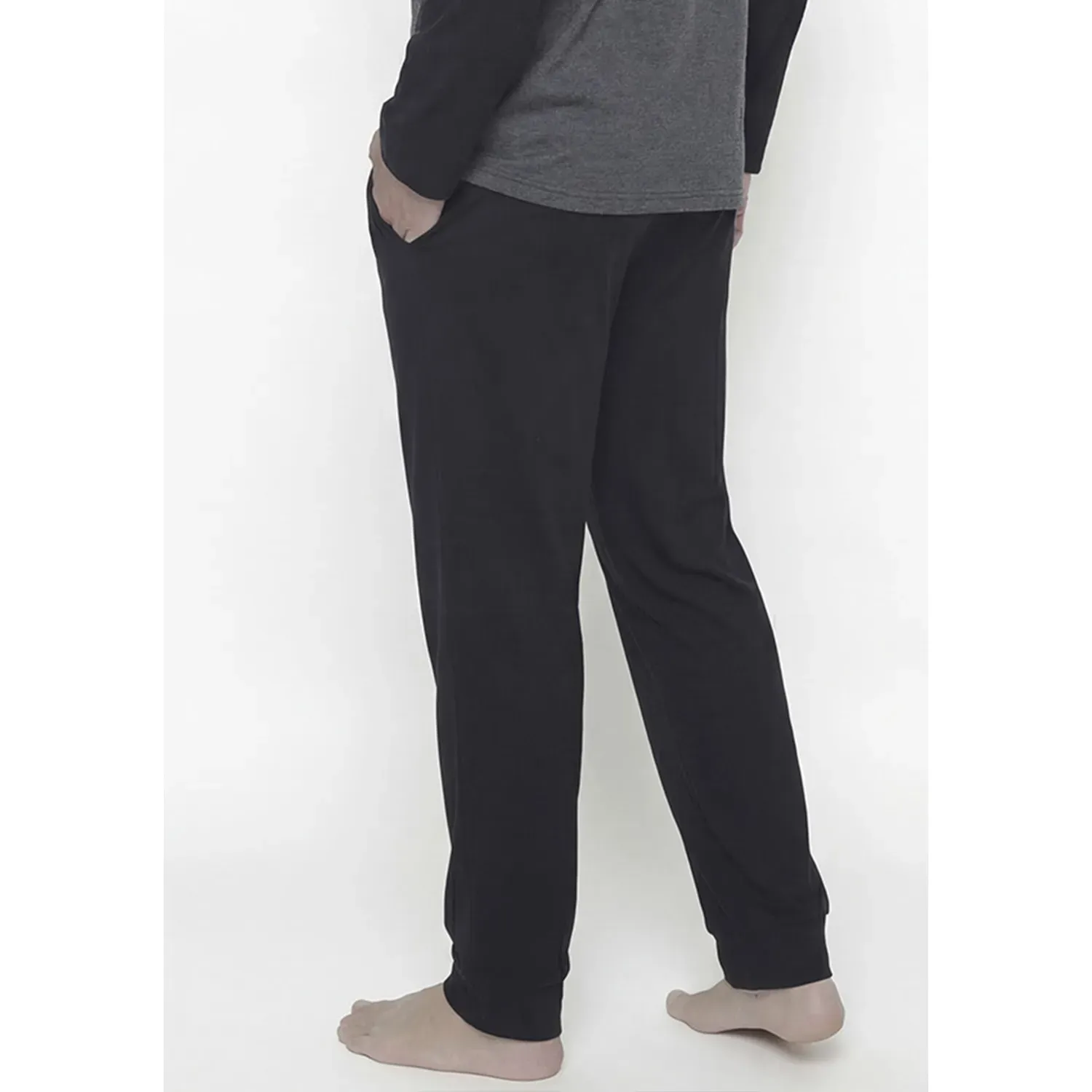 Pijama Kayser Hombre Pantalon Algodon color negro | Platanitos