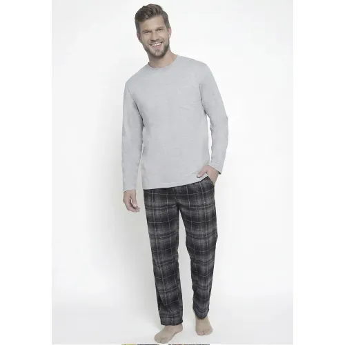 Pijama Kayser Hombre Pantalon Algodon color gris | Platanitos