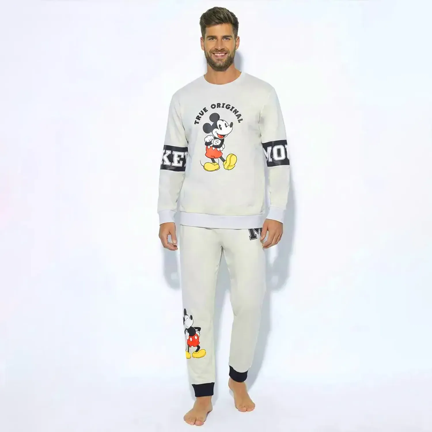 Pijama Kayser Hombre Pantalon French Terry color melon | Platanitos