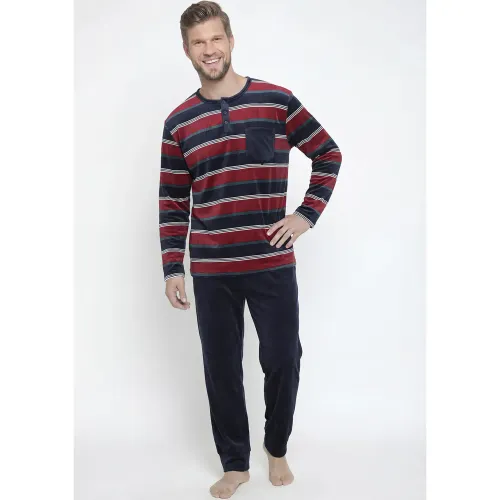 Hombre Kayser Rojo Pijama Hombre Pantalon Plush