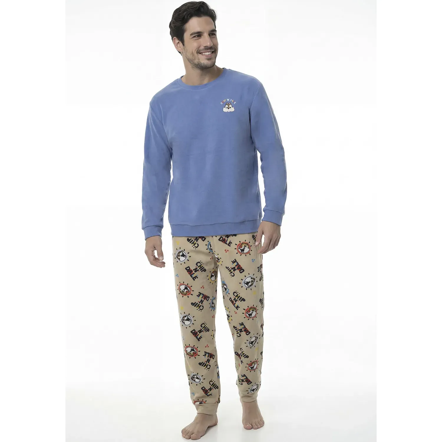 Pijama Kayser Hombre Pantalon Polar color azul | Platanitos