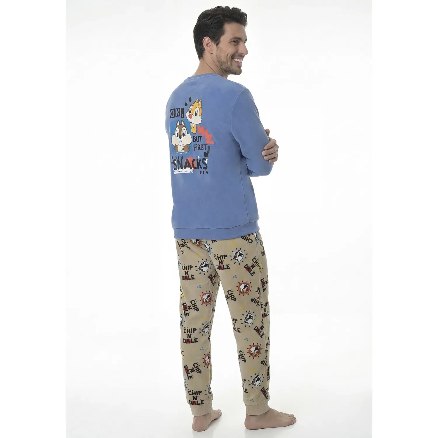 Pijama Kayser Hombre Pantalon Polar color azul | Platanitos
