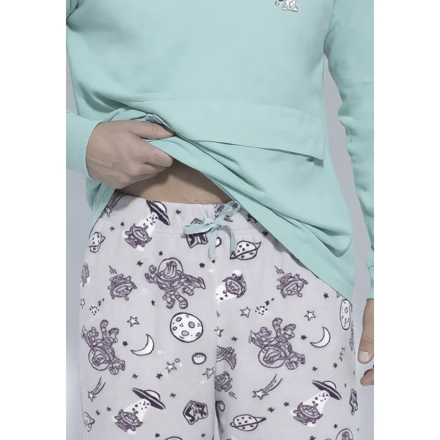 Pijama Kayser Hombre Pantalon Polar color verde | Platanitos