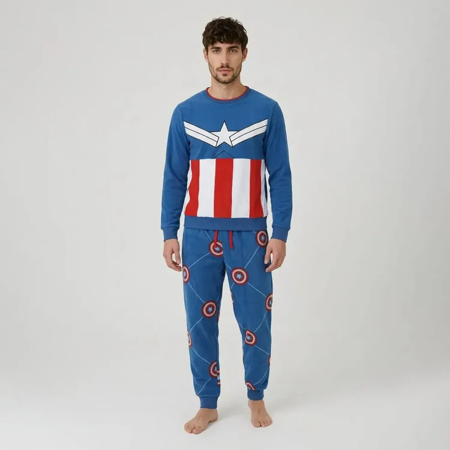 Pijama Kayser Hombre Pantalon Polar color azul | Platanitos