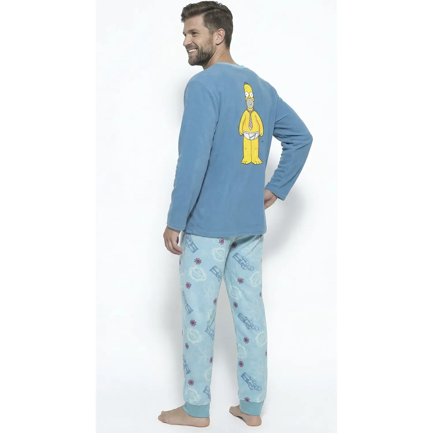 Pijama Kayser Hombre Pantalon Polar color acero | Platanitos