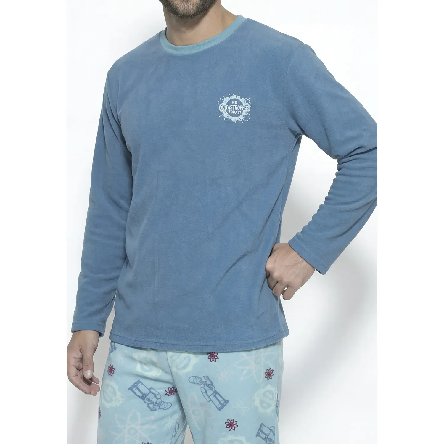 Pijama Kayser Hombre Pantalon Polar color acero | Platanitos