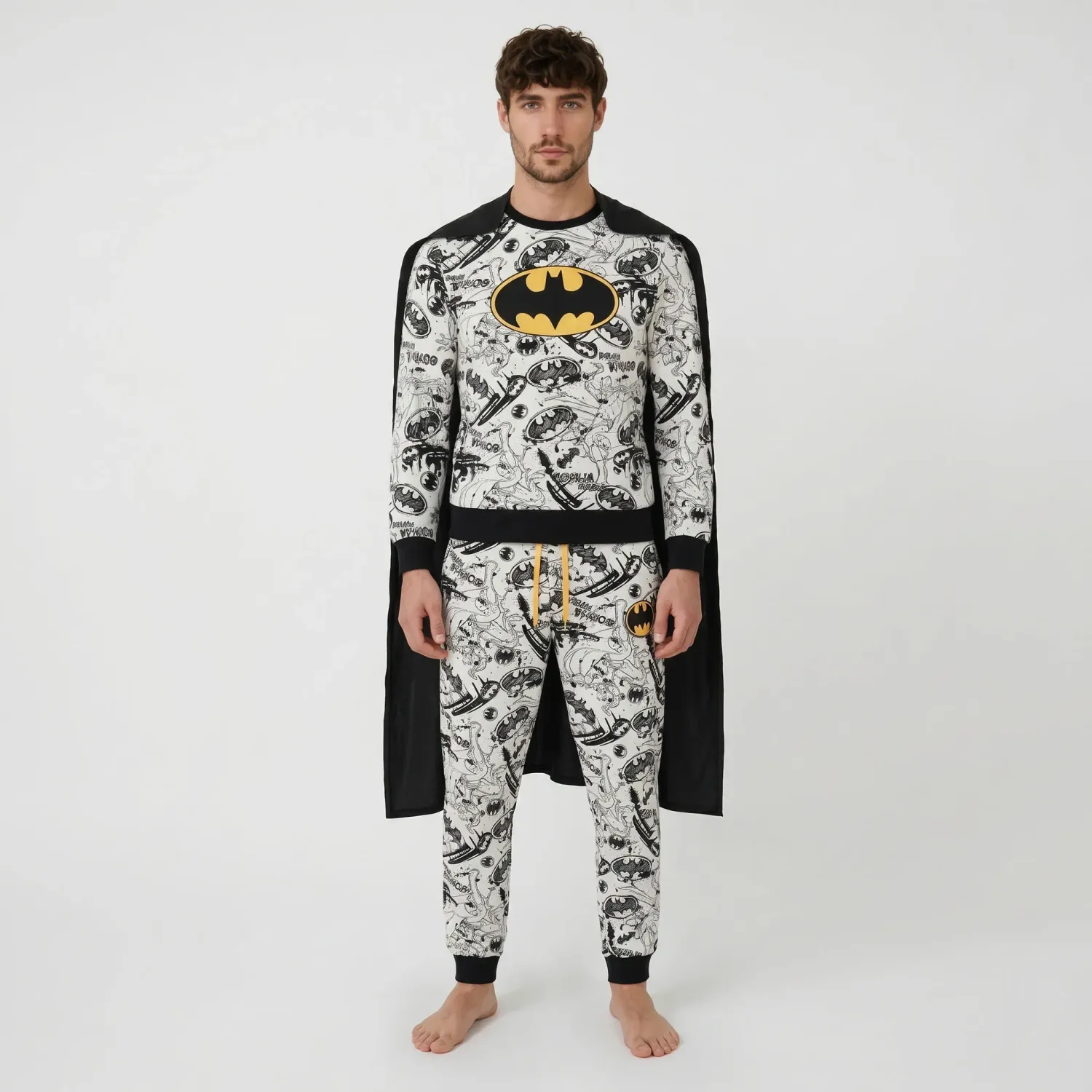 Pijama Kayser Hombre Pantalon Polar color negro | Platanitos