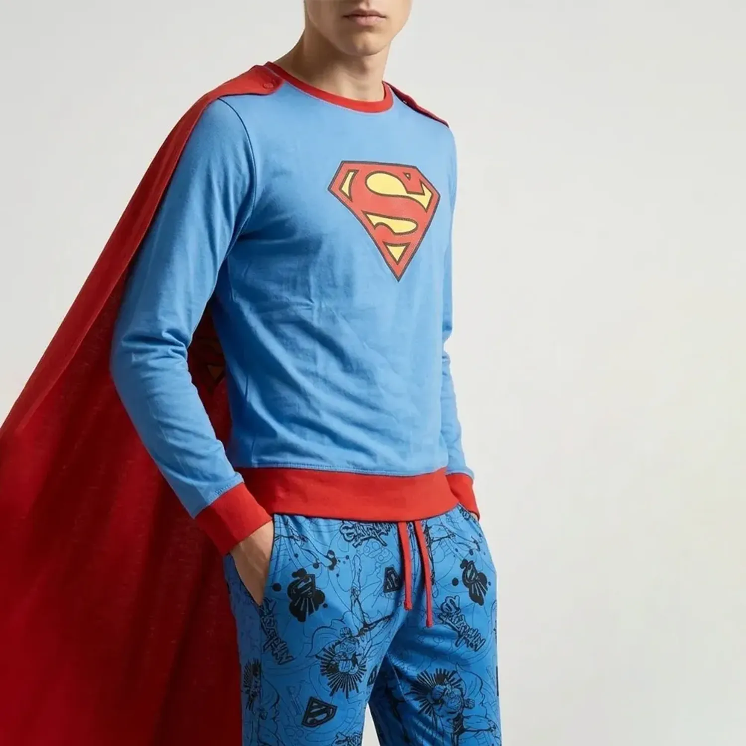 Pijama Kayser Hombre Pantalon Polar color azul | Platanitos