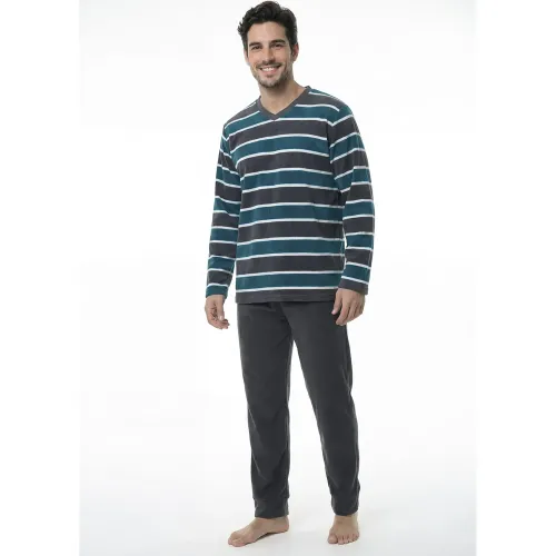 Pijama Kayser Hombre Pantalon Polar color verde | Platanitos