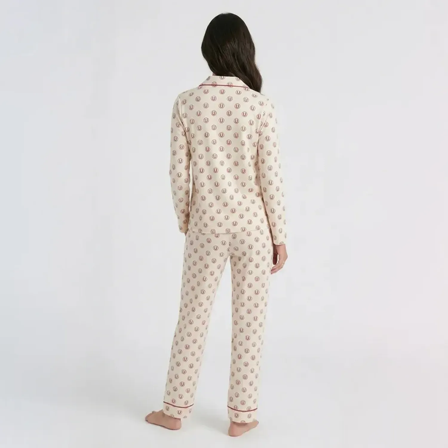 Pijama Kayser Jovencita Pantalon Algodon color beige | Platanitos