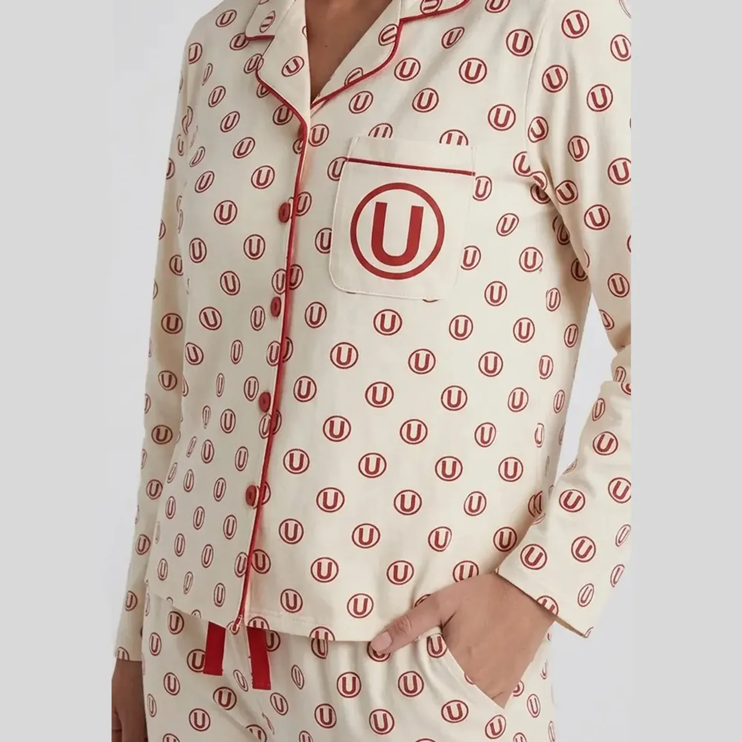 Pijama Kayser Jovencita Pantalon Algodon color beige | Platanitos