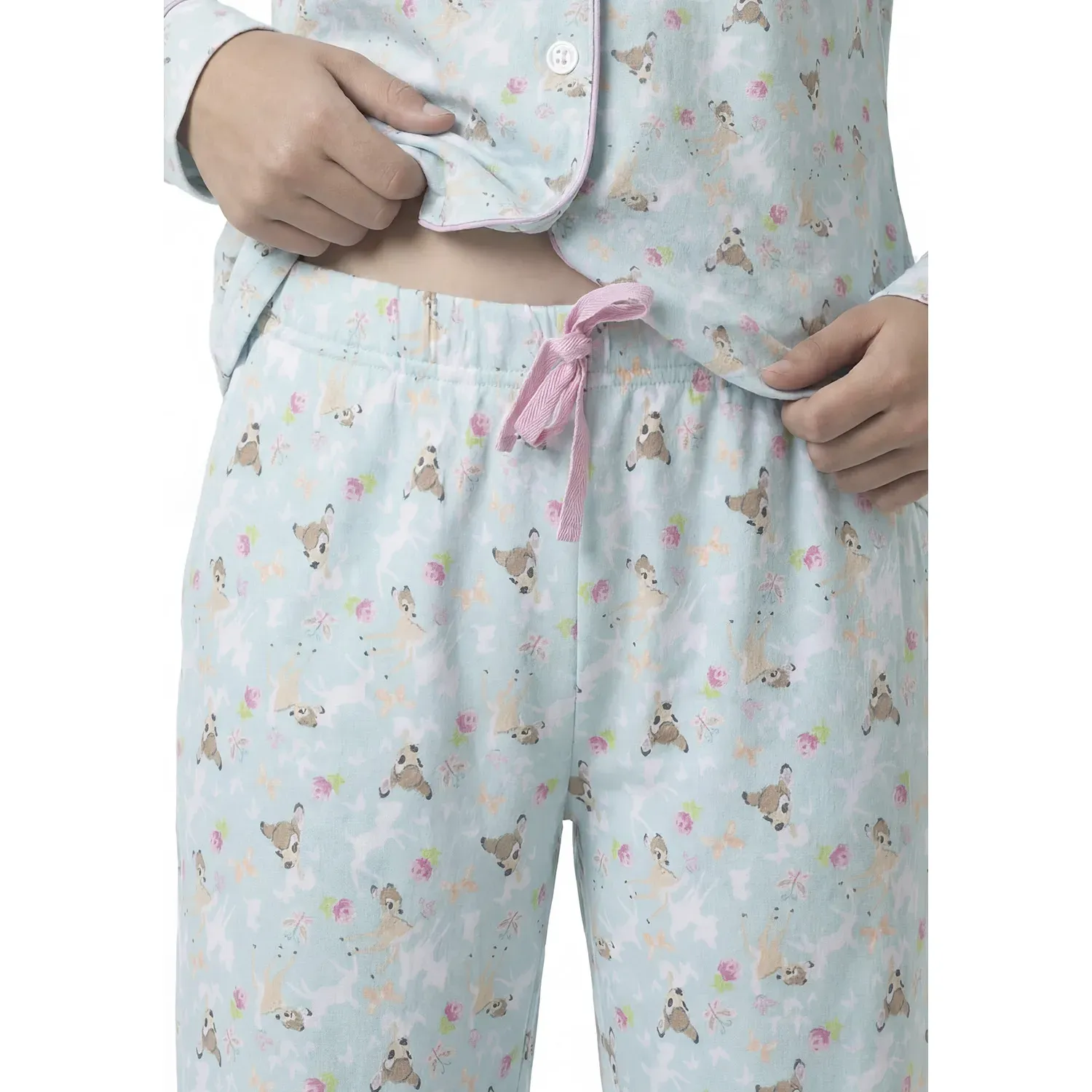 Pijama Kayser Jovencita Pantalon Algodon color celeste | Platanitos