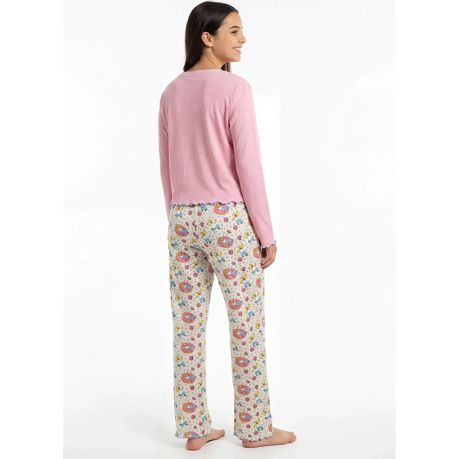 Pijama Kayser Jovencita Pantalon Algodon color rosado | Platanitos