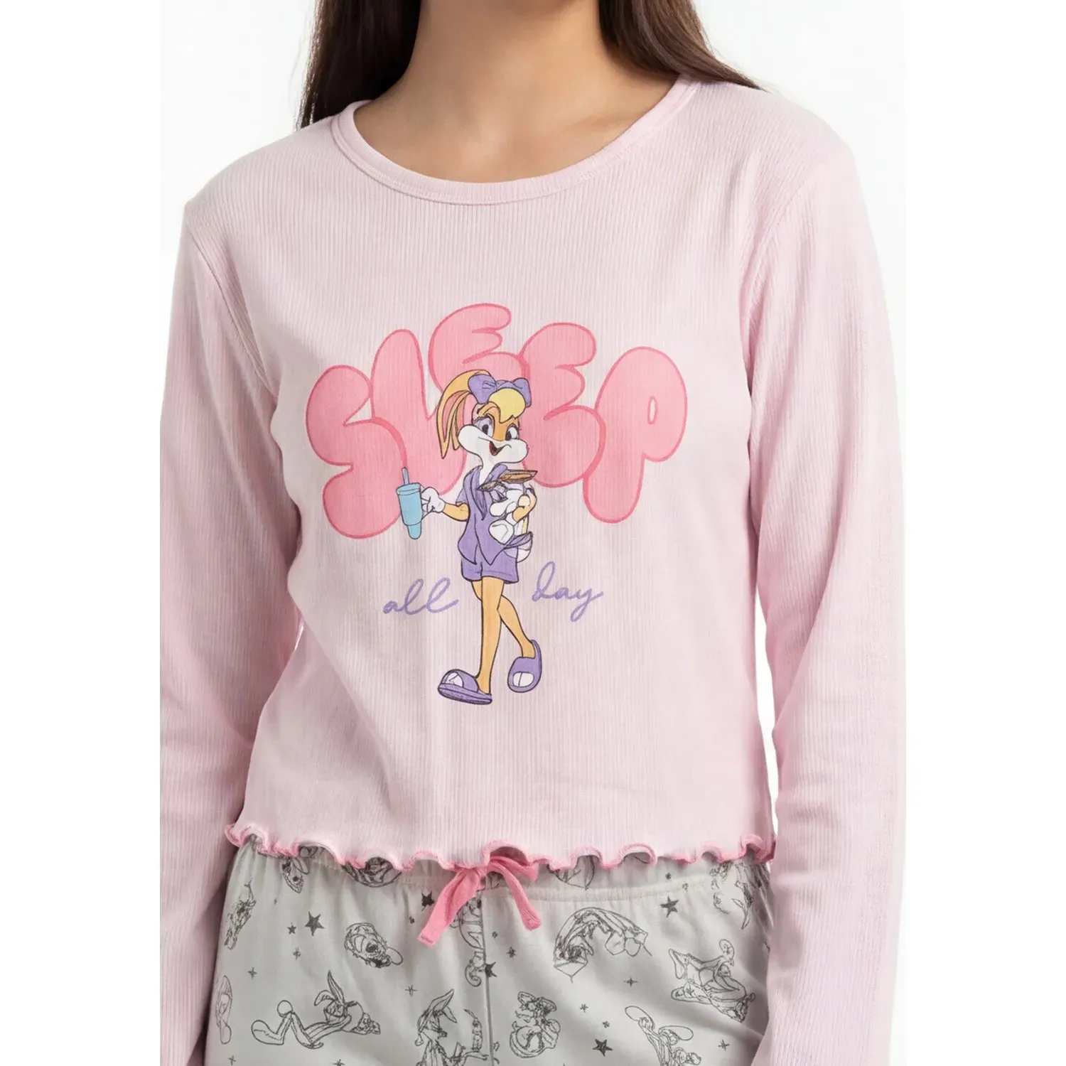 Pijama Kayser Jovencita Pantalon Algodon color rosado | Platanitos