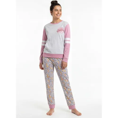 Pijama Kayser Jovencita Pantalon Algodon color rosado | Platanitos