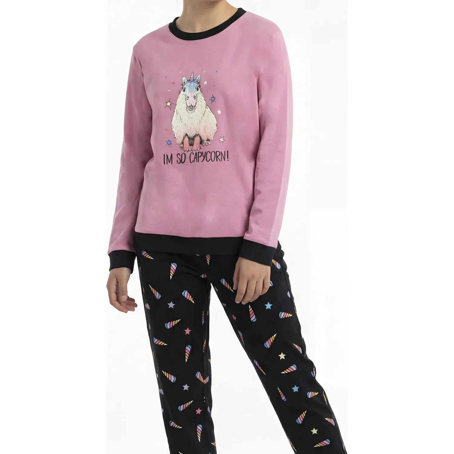 Pijama Kayser Jovencita Pantalon Algodon color rosado | Platanitos