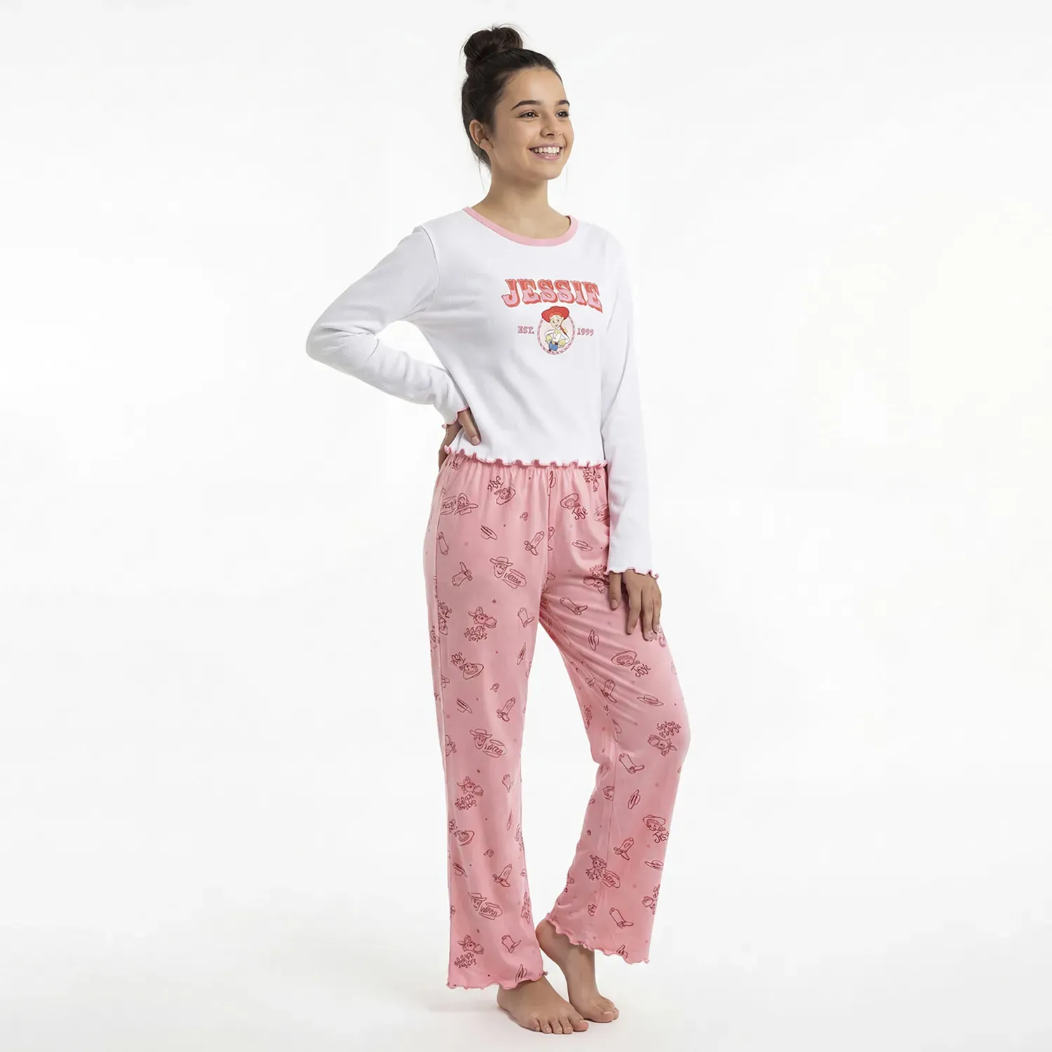 Pijama Kayser Jovencita Pantalon Piel De Durazno color coral | Platanitos